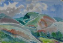 Пейзаж от Комщица, 1981